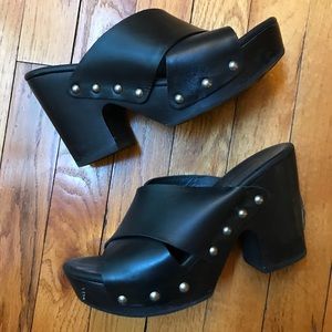 Kork-Ease Gabi Leather Platform Mule